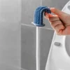 Silicone Toilet Brush Set with Holder - Image 6