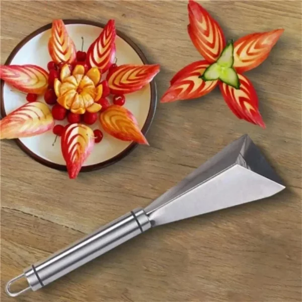 Triangle Shape Stainless Steel Carving Knife