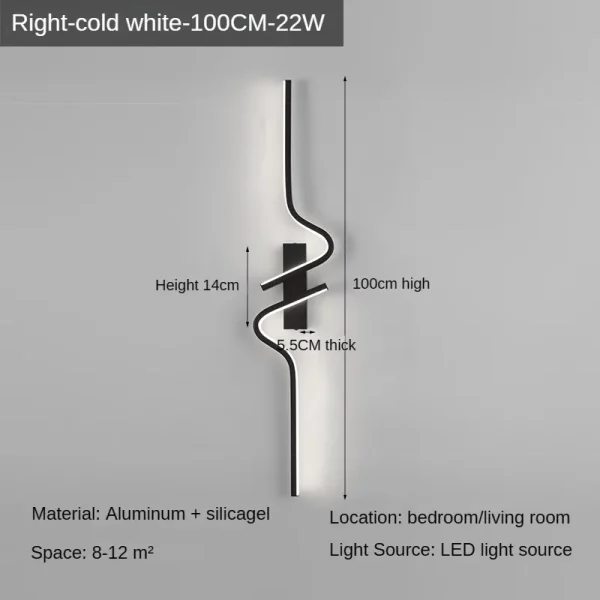 Modern and Minimalist LED Wall Lamp - Image 15