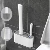 Silicone Toilet Brush Set with Holder