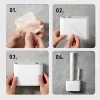 Silicone Toilet Brush Set with Holder - Image 3