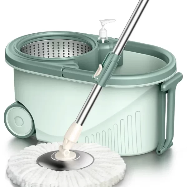 3-Piece Automatic Rotating Mop Set - Image 3