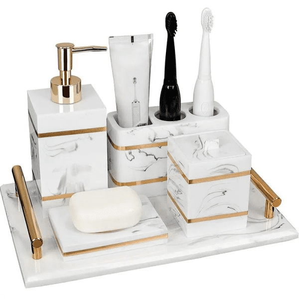 Luxury Resin Bathroom Platter