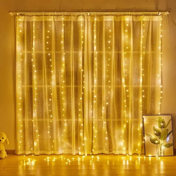 USB LED Curtain Lights for Bedroom Decoration - Image 8