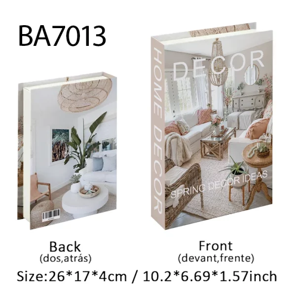 Luxury Fake Book Storage Box Decorative Books Interior Decoration Boho Perfume Paris Women Coffee Table Props Bedroom Home Decor - Image 33