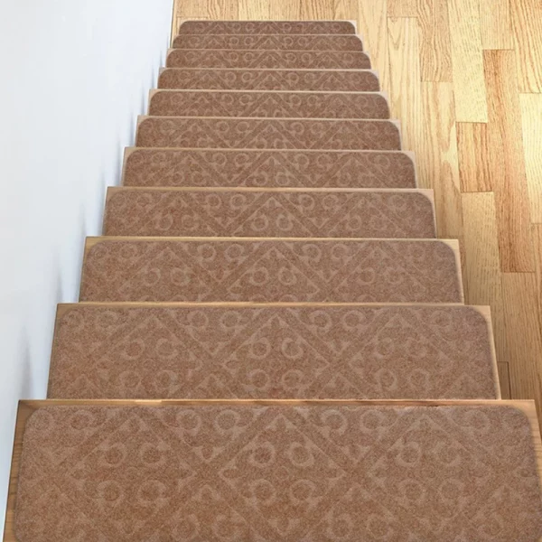 1 pc indoor stair mat: anti-slip carpet for stair treads. - Image 7