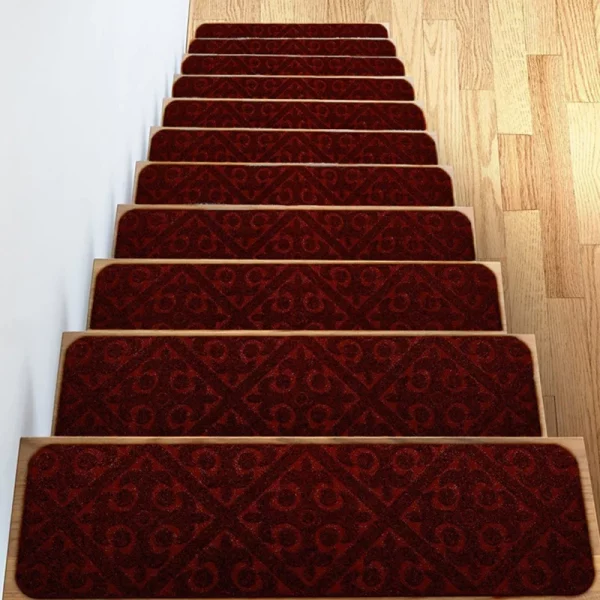 1 pc indoor stair mat: anti-slip carpet for stair treads. - Image 8