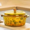Glass Casserole Dish with Lid and Handle, Multipurpose Oven Bowl for Eggs, Cereal, Pasta, and Sauces - Image 4
