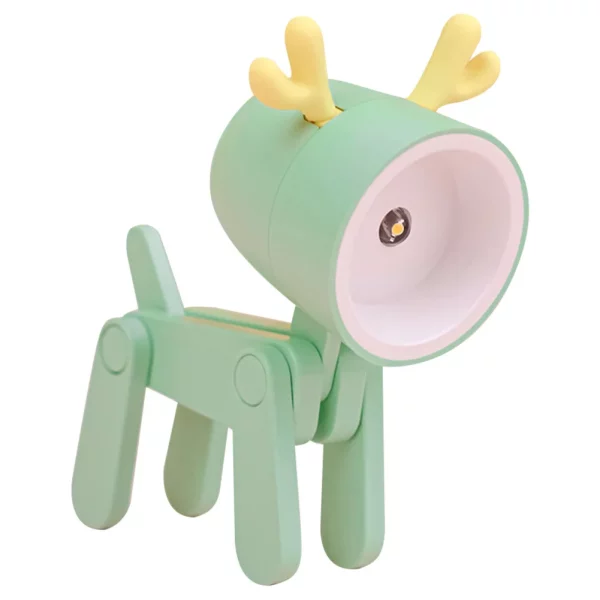 LED Mini Night Light Cute Dog Deer Foldable Desk Lamps Desktop Ornament Book Light Kids Room Bedside Bedroom Decor Holiday Gifts - Image 27