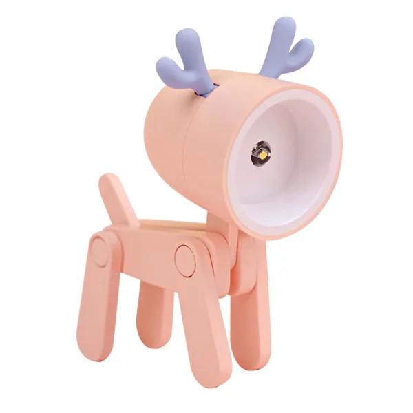 LED Mini Night Light Cute Dog Deer Foldable Desk Lamps Desktop Ornament Book Light Kids Room Bedside Bedroom Decor Holiday Gifts - Image 25