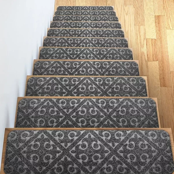 1 pc indoor stair mat: anti-slip carpet for stair treads. - Image 5