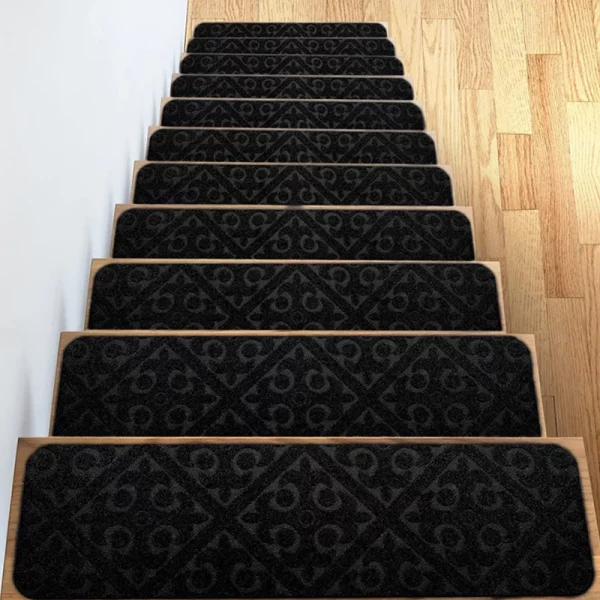 1 pc indoor stair mat: anti-slip carpet for stair treads. - Image 3