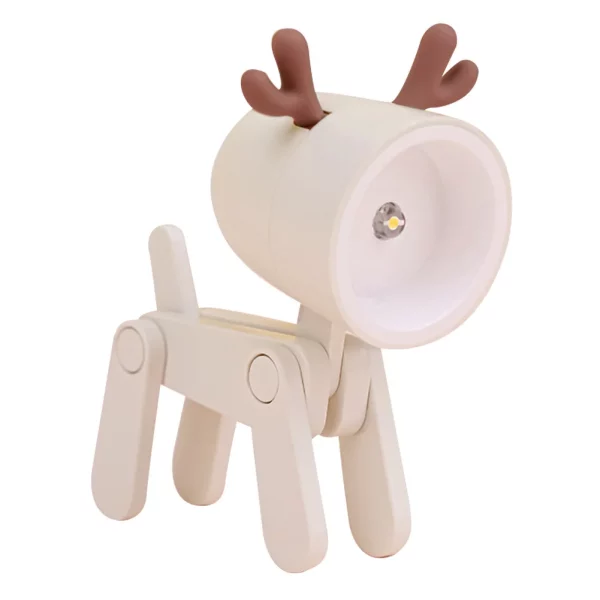 LED Mini Night Light Cute Dog Deer Foldable Desk Lamps Desktop Ornament Book Light Kids Room Bedside Bedroom Decor Holiday Gifts - Image 26