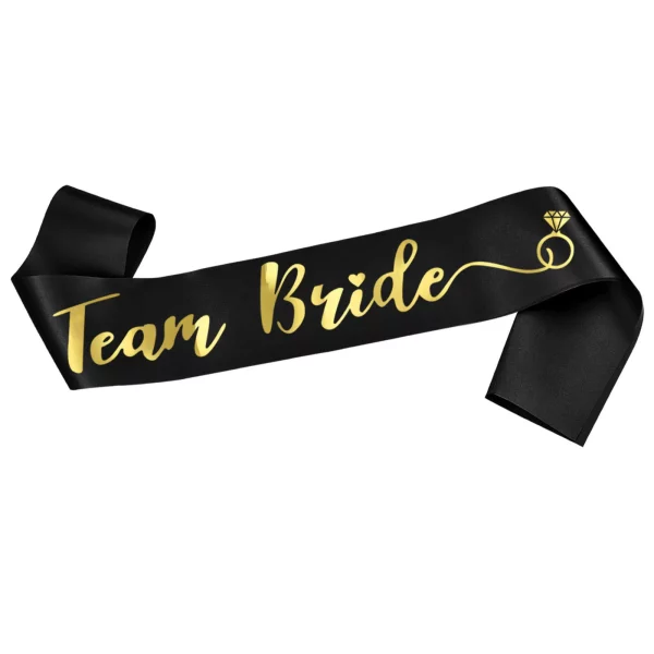 Bride-to-be satin sash in rose gold, perfect for bachelorette parties and bridal showers. - Image 10