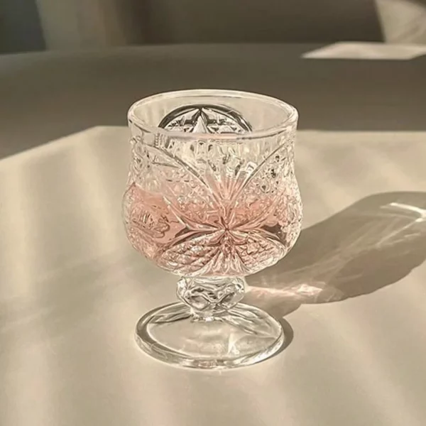 6pcs Vintage Wine Glass Set Butterfly Carved Cups Shot Glass European Engraved Cup Mini Cups Drinkware Gifts Home Accessories - Image 3