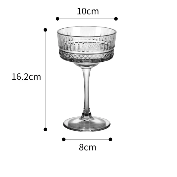 1/2pcs European style Carved Cocktail Glass Bar Cup Mojito Glasses Drinking Goblet Martini Goblet Wine Glasses - Image 7